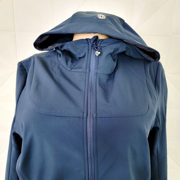 Lululemon Women's Inkwell Long Sleeve City Softshell Long Tweed Jacket Size 10 - Picture 3 of 10